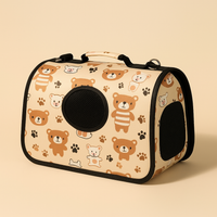 GuacalPet Pro, guacal flexible con estampado de ositos y ventana de malla