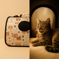 GuacalPet Pro por fuera y gato comodo adentro